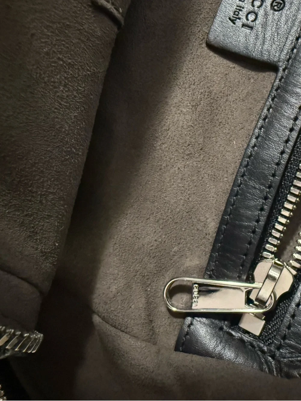 Excellent Condition Guccissima Black Leather Backpack w/ Gucci Dust Bag, Box COA - Picture 9 of 16